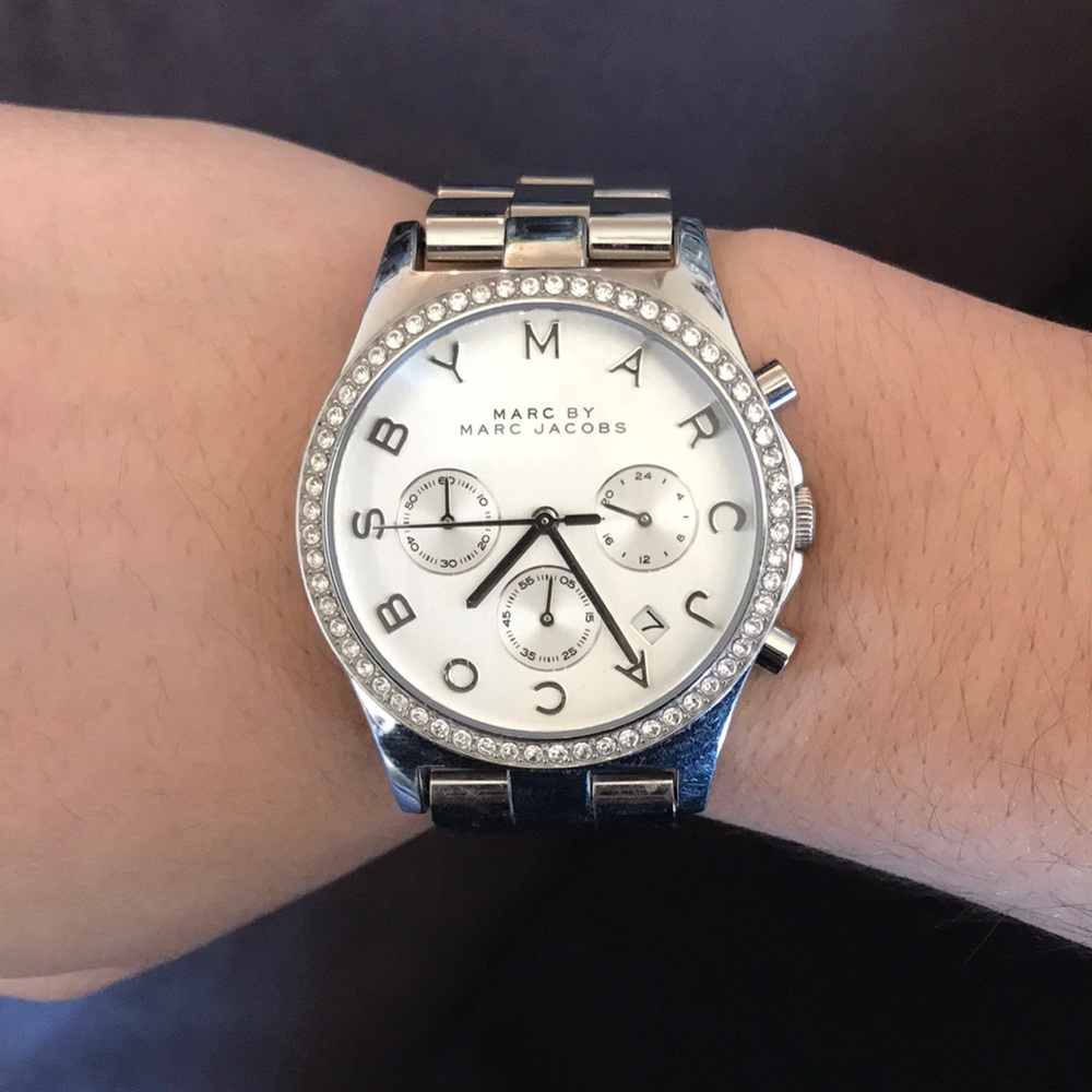 Silver Marc Jacobs watch